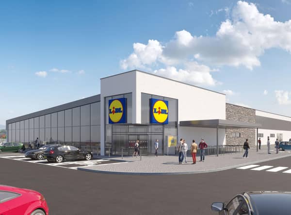 An artist's impression of the new Coleraine store