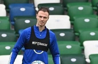 Jonny Evans. (Pic by Pacemaker).