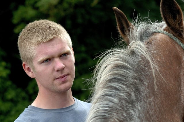 Richard Davis caught on camera at the annual Moneymore Horse Fair in 2007/