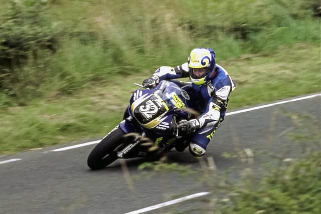 Gary Jess on the Dundrod circuit in 2002