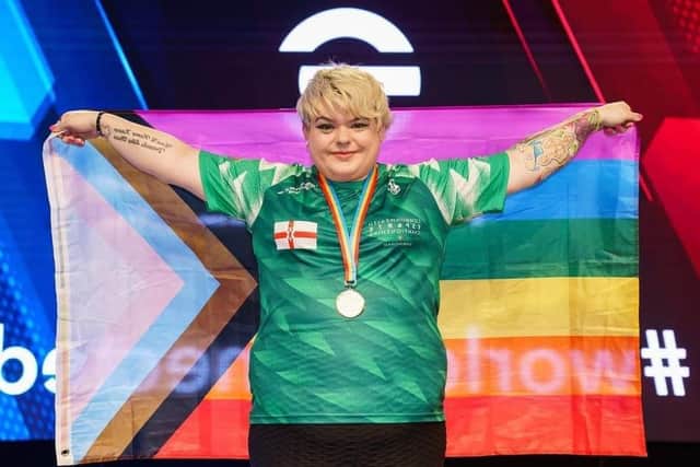 Coleraine's Emma Rose who won the gold medal in e-football at the recent Esports Championships which ran alongside the Commonwealth Games in Birmingham