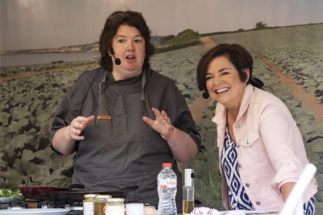 Chef Paula McIntyre was one of the guest chefs at the recent honey fair at Hillsborough Castle