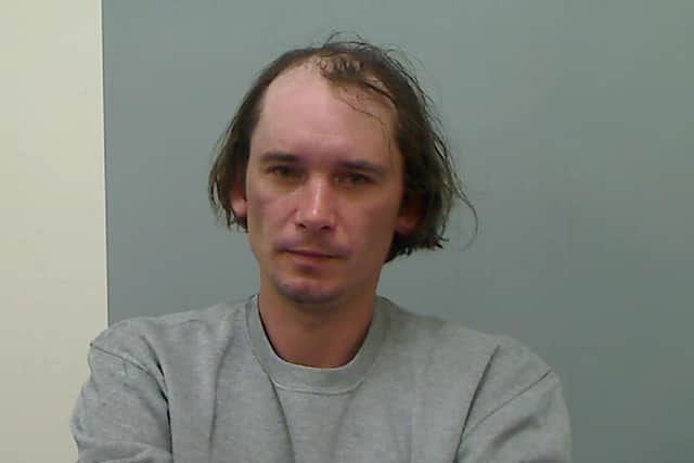 This is Darius Radziunas. Radziunas currently has two outstanding Warrants for a Theft Offence and another for a number of Drug Offences including Possession of Class A and B with intent to Supply. Radziunas is currently believed to be in the Lurgan area.