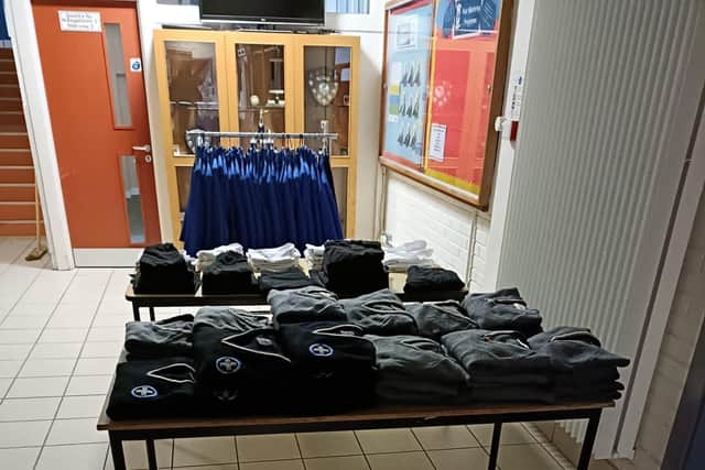 Edmund Rice College held a free uniform shop this month.