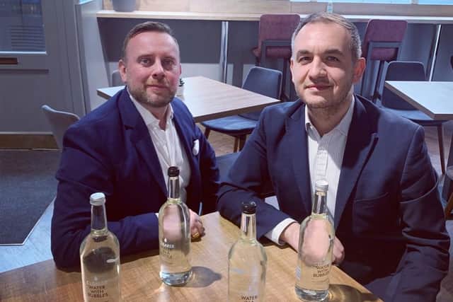 Co-Chairmen and Co-Owners of Clearer Water - Ross Lazaroo-Hood (left) and Sitki Gelmen