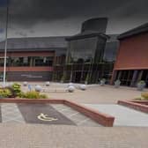 Craigavon Civic Centre in Craigavon, home of Armagh, Banbridge and Craigavon Council.  Photo courtesy of Google.