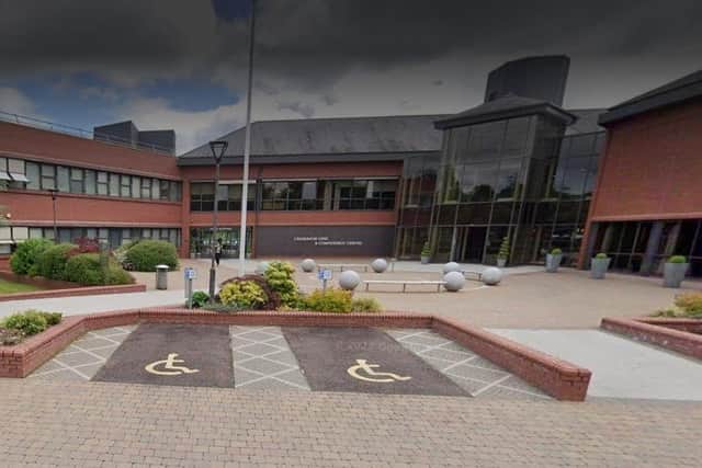 Craigavon Civic Centre in Craigavon, home of Armagh, Banbridge and Craigavon Council.  Photo courtesy of Google.