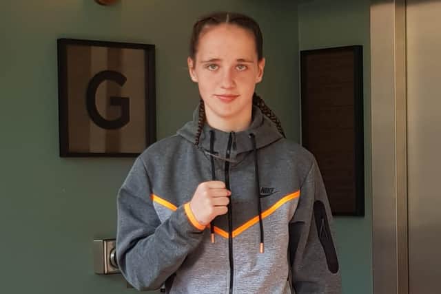 Lurgan girl Cassie Henderson, aged 13, who eight months after starting to box at Gilford Amateur Boxing Club, won the won the 60kg title at the National Junior Cadet Championship in Dublin and is currently in Turkey captaining Team Ireland in the European Championships. She also plays Gaelic for Clann Eireann and soccer for Glentoran.