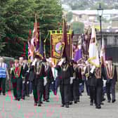 The Apprentice Boys of Derry

Relief of Derry parade en route  along the Derry Walls on August 14, 2021.

 Picture: Lorcan Doherty/Presseye