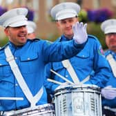 The Pride of Orange and Blue, Newbuildings taking part in the Relief of Derry parade on August 14, 2021 Picture:: 
Lorcan Doherty/Presseye