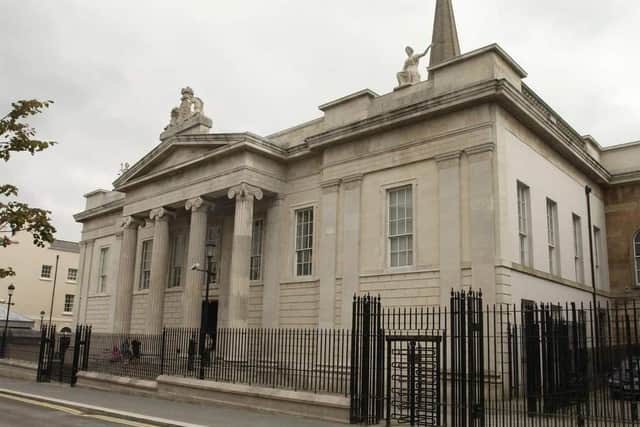 Magherafelt Magistrates Court sits at Bishop Street courthouse in Derry / Londonderry.