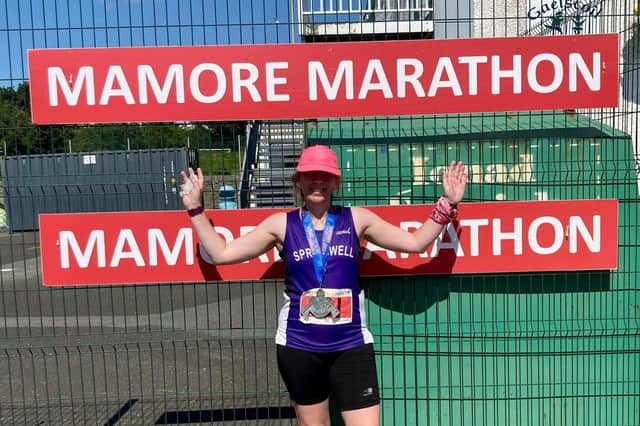 Alison Duncan at the Quadrathon
