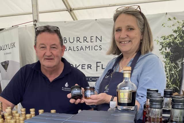Susie Hamilton Stubber and Bob McDonald of Burren Balsamics in Richill in Armagh are enjoying significant export orders