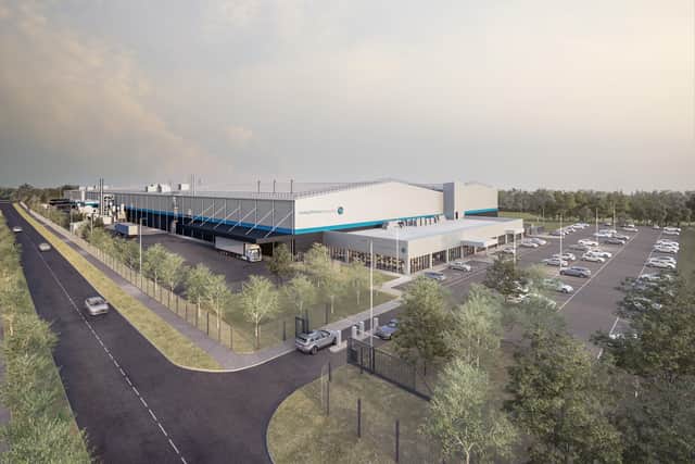 An artist's impression of new Ardagh metal packaging facility in Newtownabbey.