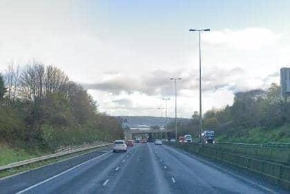 M2 southbound. (Pic by Google).