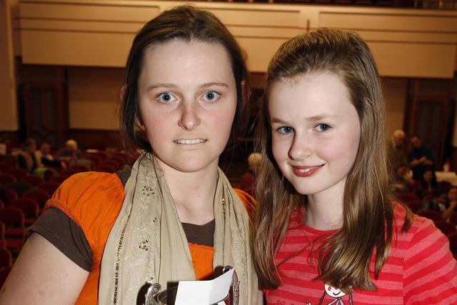 Leah McCaul and Mary McClelland who performed at the Coleraine Music Festival back in April 2010