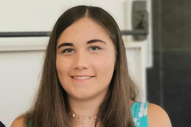 Erin Wall from Richhill, Co Armagh who will be doing an abseil down the Europa Hotel in Belfast next month. Erin is a Year 12 pupil at Portadown College and was diagnosed with Functional neurological disorder (FND) almost four years ago.