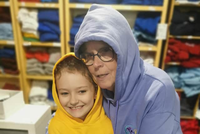Blythe and Aunty Ann in the new SUB hoodies
