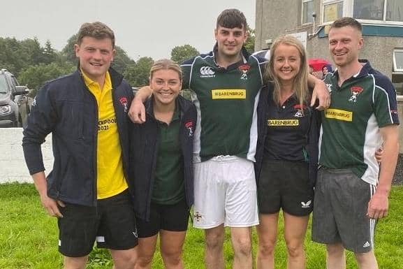 Kilrea YFC members who placed first in the  senior competition