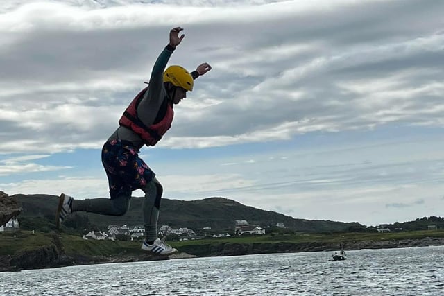Taking the plunge into Sheephaven Bay