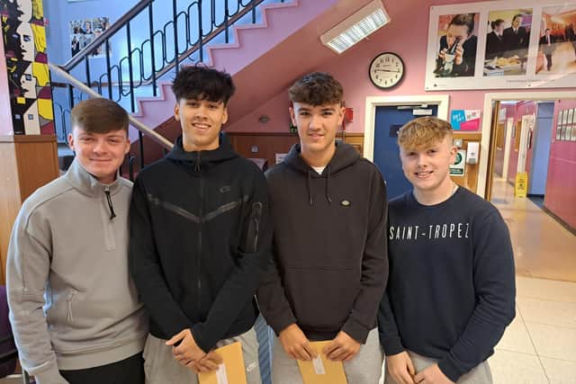 Josh Wallace, Ethan Law, Harry Watson and Jack Campbell.