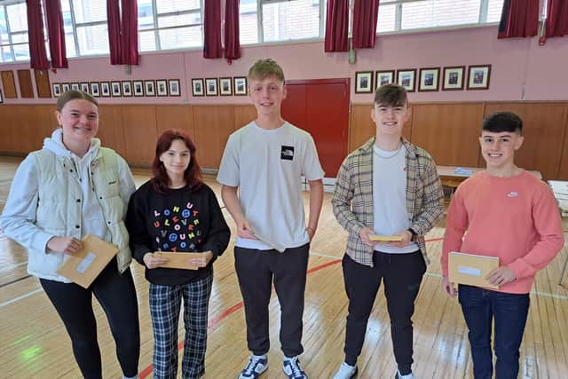 Hannah Quigg, Bianka Majer, Joel Crawford, Luke McCabe and Kyle Donald.