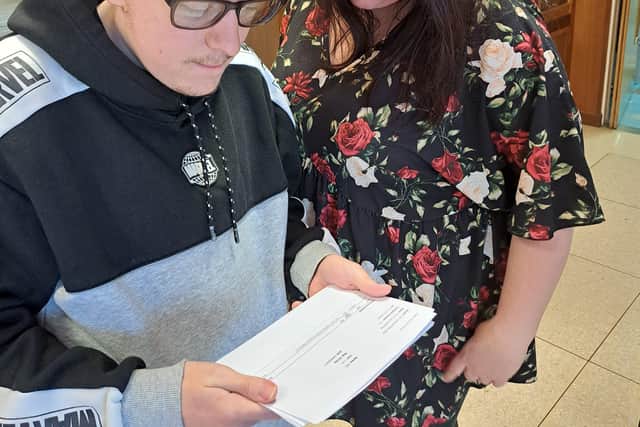 Charlie Hueston with mum Claire.