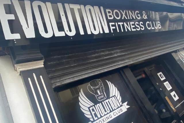 Evolution Boxing Club.