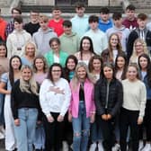 A Level top achievers.