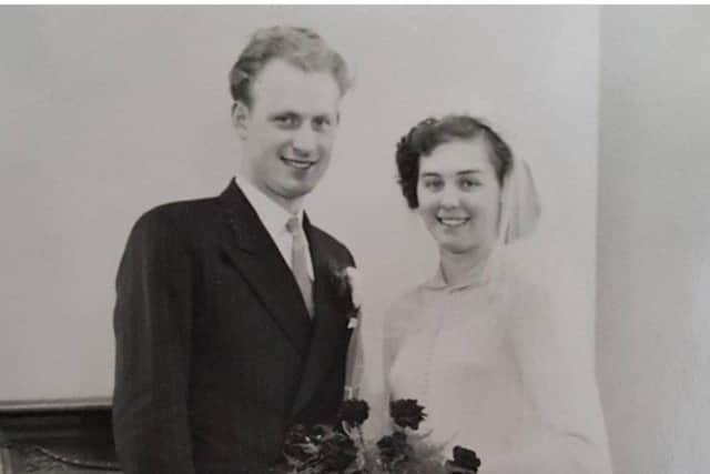 William and Myrtle McCavish on their wedding day on August 19, 1952.