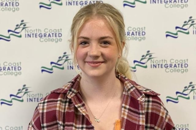 Chloe McGrath who is off to Stranmillis with two Distinctions, one Distinction star and one grade C
