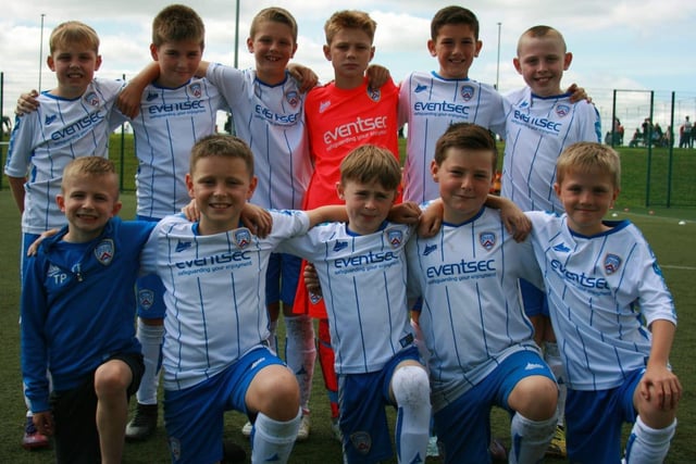 The Coleraine FC under 10 team