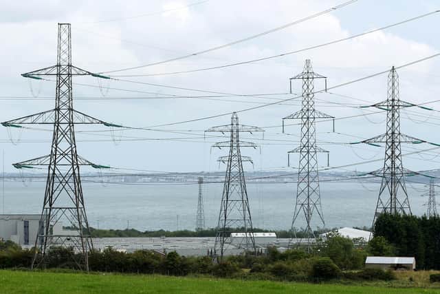 @Press Eye Ltd Northern Ireland- 25th  August 2011
Presseye.com

File Image Power Lines


100,000 premises were affected by a power cut in Northern Ireland on Thursday afternoon.

Northern Ireland Electricity (NIE) said power was restored to all areas within 30 minutes.

The firm said it was due to a fault on high voltage network affecting County Down and parts of Belfast.
The power cut also affected traffic lights in a number of areas for a short time.