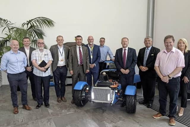 Council representatives and project partners at Queen’s took part in a best practice visit to the University of Sheffield’s Advanced Manufacturing Research Centre