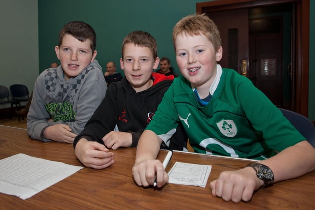 2nd Ballymoney Team A who took part in a BB Quiz held at Finvoy Presbyterian Church Hall in 2010