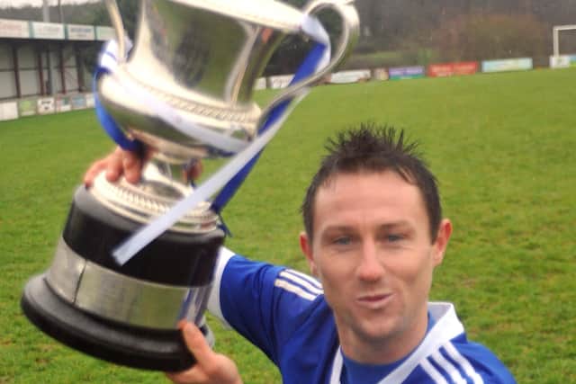 Ryan Moffatt lifted a string of silverware - including the 2014 Bob Radcliffe Cup -  during his time at Loughgall