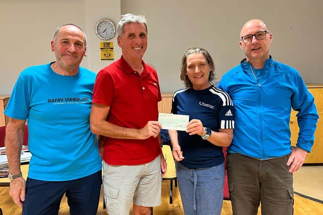 Laurence Bradley (Event Organiser), Tony Callaghan (Chair BWCC), Kay Hack and Gary Kendall