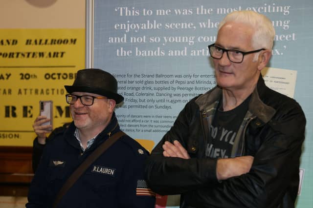 Pictured at the opening of the new exhibition ‘Let Me Introduce You: A History of Dance Halls in the Causeway Area’ created by Causeway Coast and Glens Borough Council’s Museum Services and co-curator, Fran McCloskey