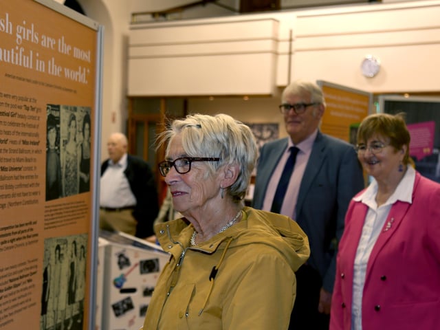 Pictured at the opening of the new exhibition ‘Let Me Introduce You: A History of Dance Halls in the Causeway Area’ created by Causeway Coast and Glens Borough Council’s Museum Services and co-curator, Fran McCloskey