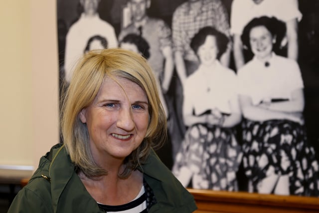 Carol Kennedy pictured at the opening of the new exhibition ‘Let Me Introduce You: A History of Dance Halls in the Causeway Area’ created by Causeway Coast and Glens Borough Council’s Museum Services and co-curator, Fran McCloskey