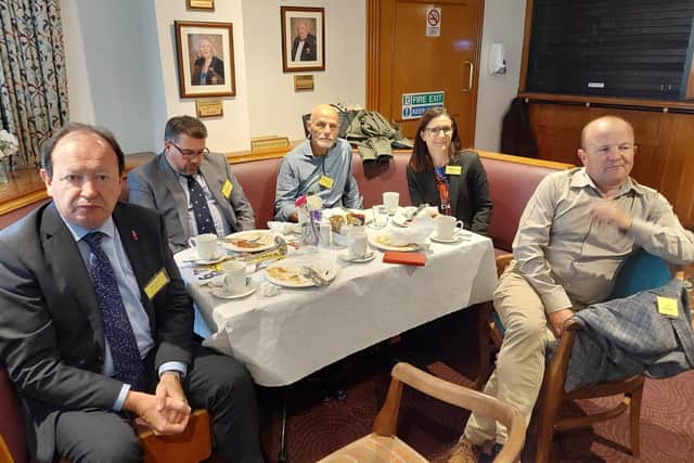 This year's Antrim Alliance Business Breakfast was held in Carrickfergus