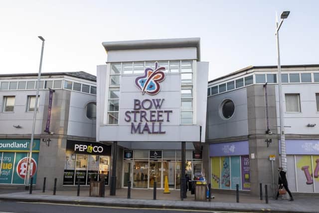Lisburn Bow Street Mall. The Mall is home to one of the few public toilets available, as local residents have voiced their frustration at an alleged lack of toilet facilities in Lisburn city centre
