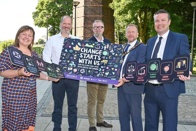Groups and organisations in Antrim and Newtownabbey Council will help deliver a positive message that ‘Change Starts With Us’ with a creative and inspiring programme of cross-community and multicultural events as part of Good Relations Week 2022 which runs from September 20-26