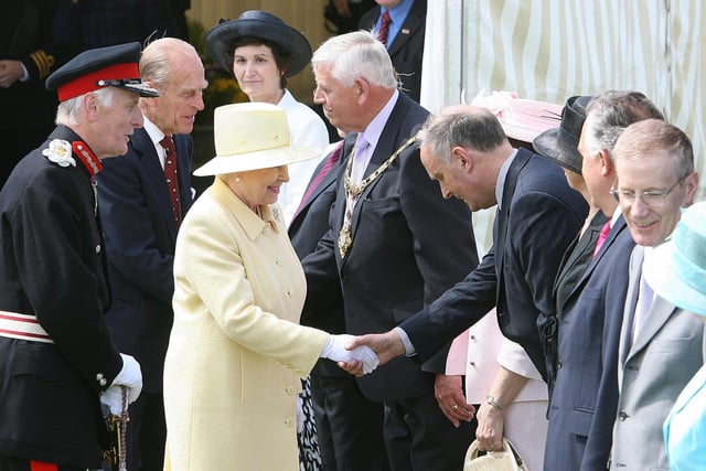 In 2007 the then Coleraine Borough Council Chief Executive Wavell Moore met The Queen during a garden party in Coleraine