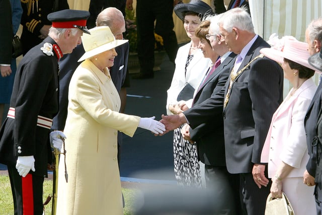 Councillor William King, the then Mayor of Coleraine, welcomed the Queen to Coleraine in 2007