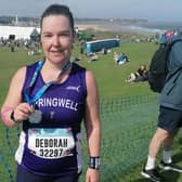 Deborah McPhee at the Great North Run