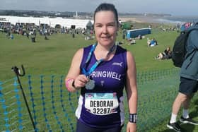 Deborah McPhee at the Great North Run