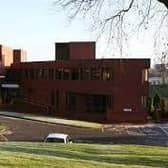 Mid Ulster Council offices in Dungannon where the Union flag will be flown at half mast.