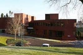 Mid Ulster Council offices in Dungannon where the Union flag will be flown at half mast.