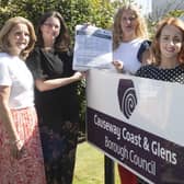 Gabrielle Quinn, Jenni Archer, Catherine Farrimond and Colleen Moran from Causeway Coast and Glens Borough Council’s Community Development team, who have developed a new free training programme for the community and voluntary sector